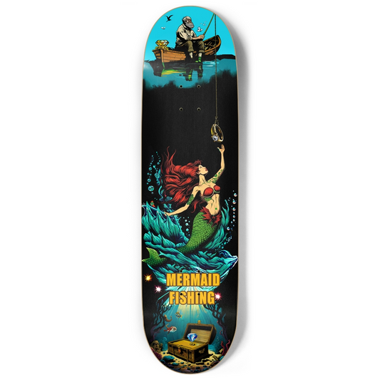 Mermaid Fishing - Skate Deck